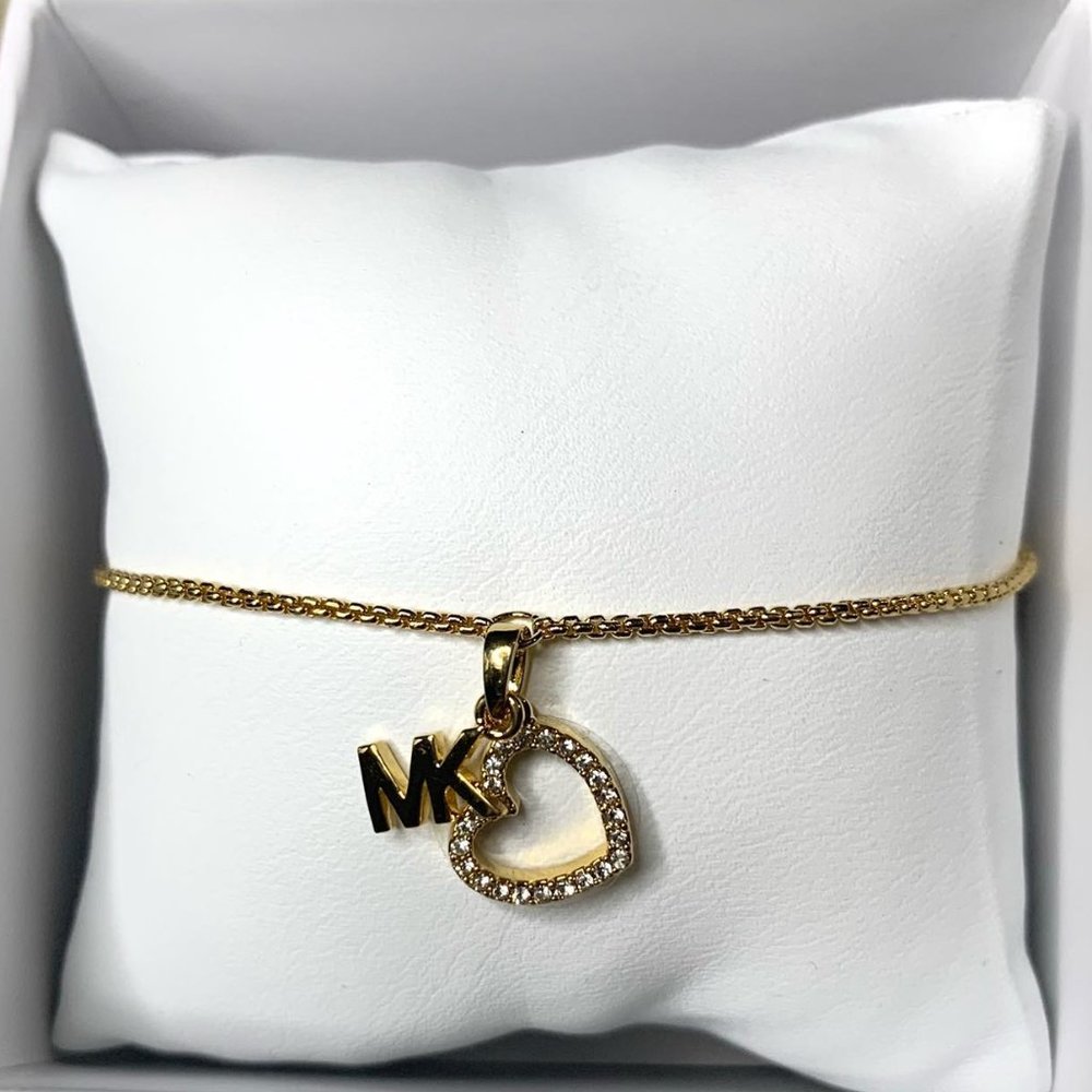 NIB - Michael Kors Yellow Gold Heart Bracelet
